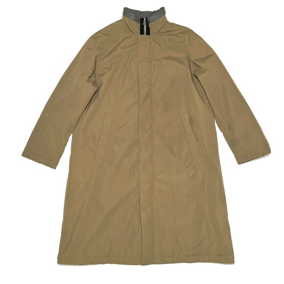 Boss Hugo Boss Mens Lined Rain Coat Size L Brown - Picture 1 of 8